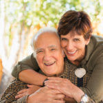 Senior Father and Adult Daughter