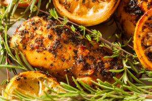 Healthy Recipes with Summer Produce grilled lemon and herb chicken