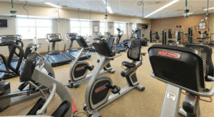 treadmills in the pulmonary rehabilitation center at aspen valley hospital