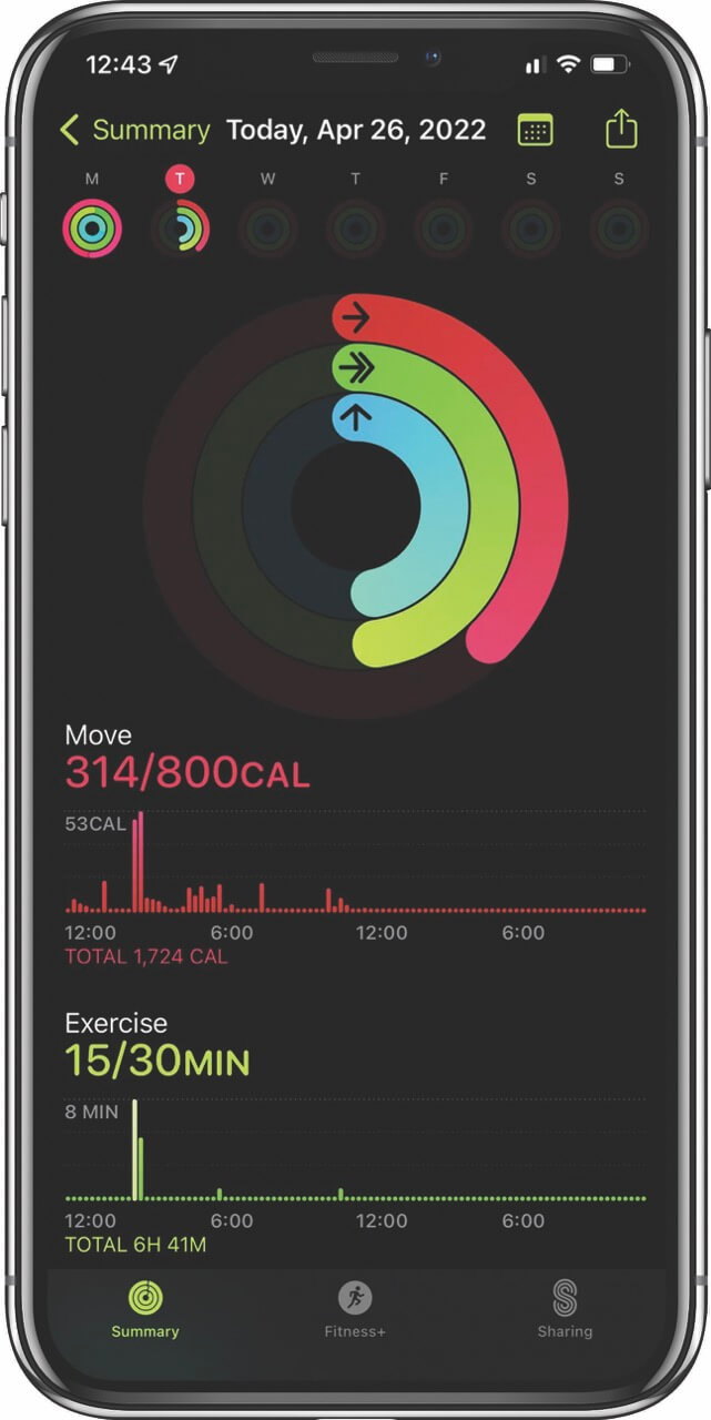 screenshot of the apple fitness app - Staff picks mind and body apps