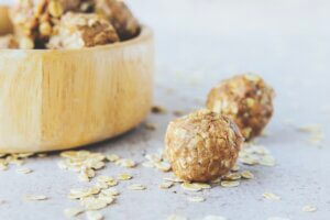 Tasty Wintertime Eats (and Treats) A closeup shot of Oatmeal Cookie Bites